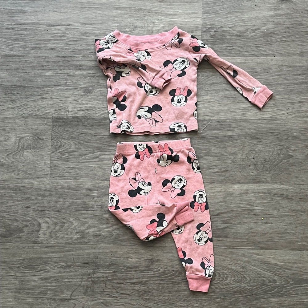 Disney Minnie Mouse Pink Pajama Set for Kids